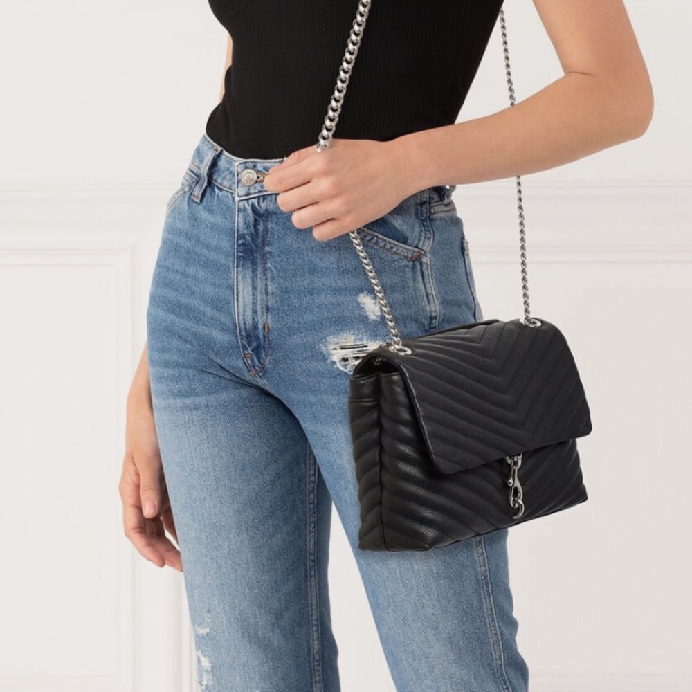 Rebecca Minkoff Edie Quilted Leather Flap Shoulder Bag
